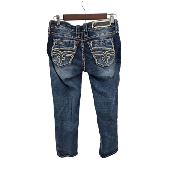 Women's Rock Revival Sakura Crop Jeans Size 27 - Picture 6 of 10
